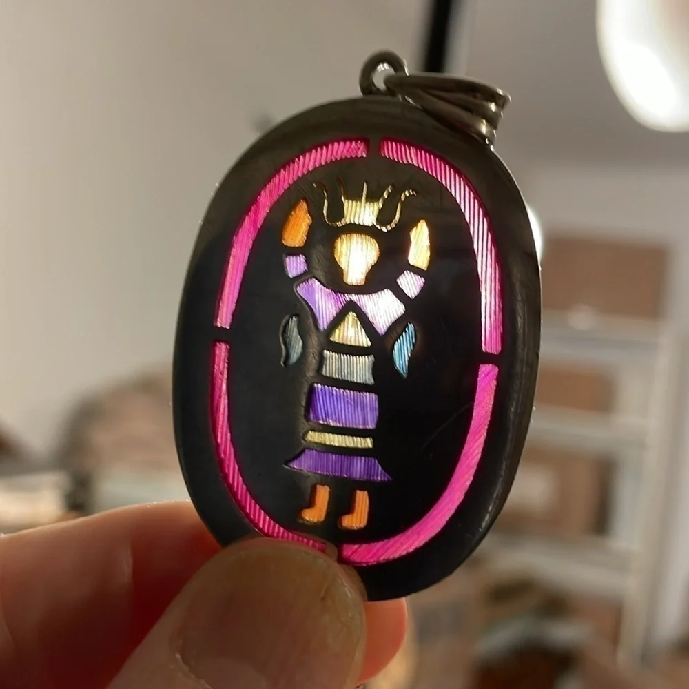 Vintage Taxco Silver Pendant 620